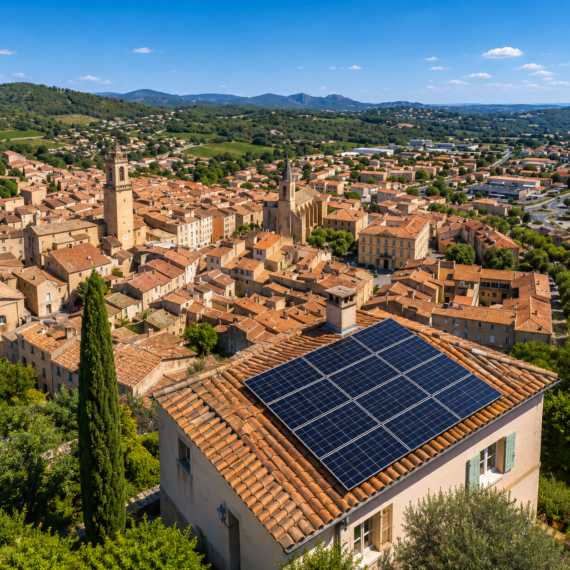 Installation de panneaux solaires à Draguignan dans le Var par TST Énergie